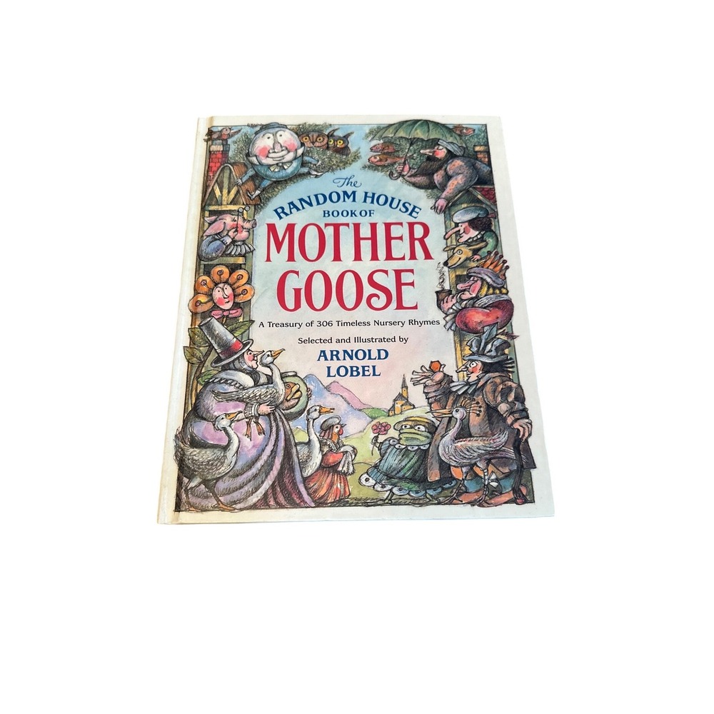 Vintage 1986 Random House Mother Goose Book Arnold Lobel Childrens Illustrated